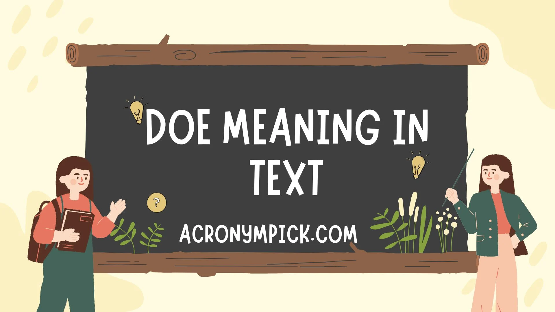 DOE Meaning in Text