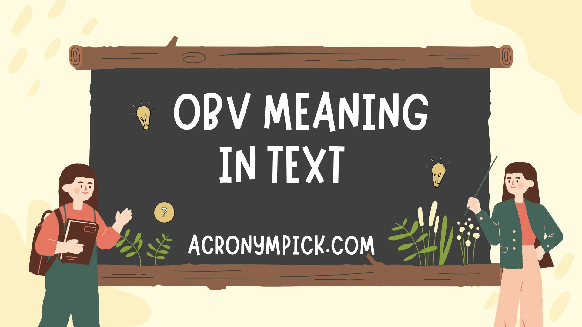 OBV Meaning in Text